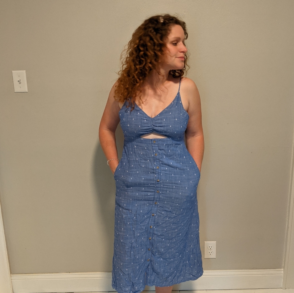 American eagle sun dress with pockets